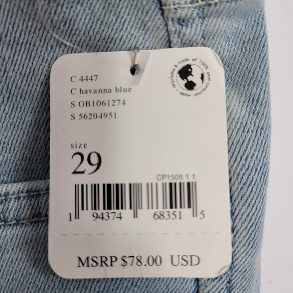 FREE PEOPLE‎ Raw High Rise Jegging SIZE 29 - Picture 13 of 13